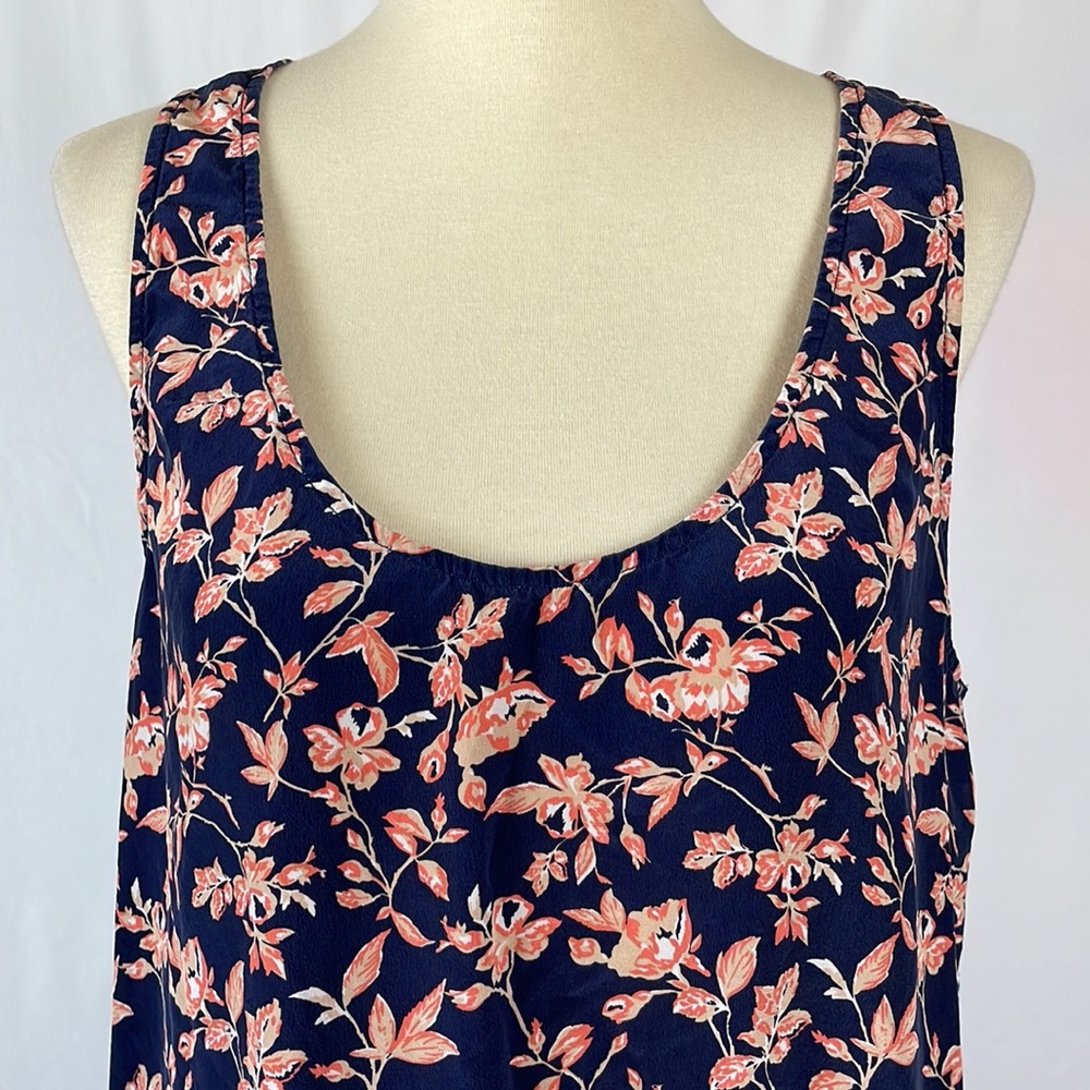 Joie Contrasting Floral Front Diamond Pattern Bac… - image 2